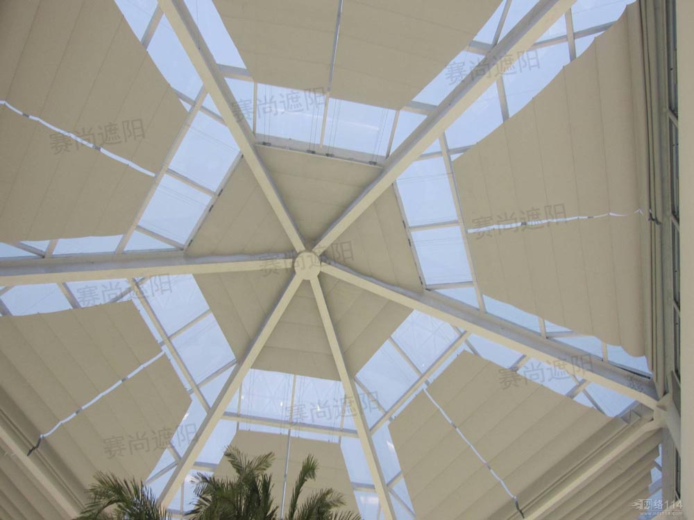 FCS電動天棚簾實景圖 FCS電動天棚簾實景圖